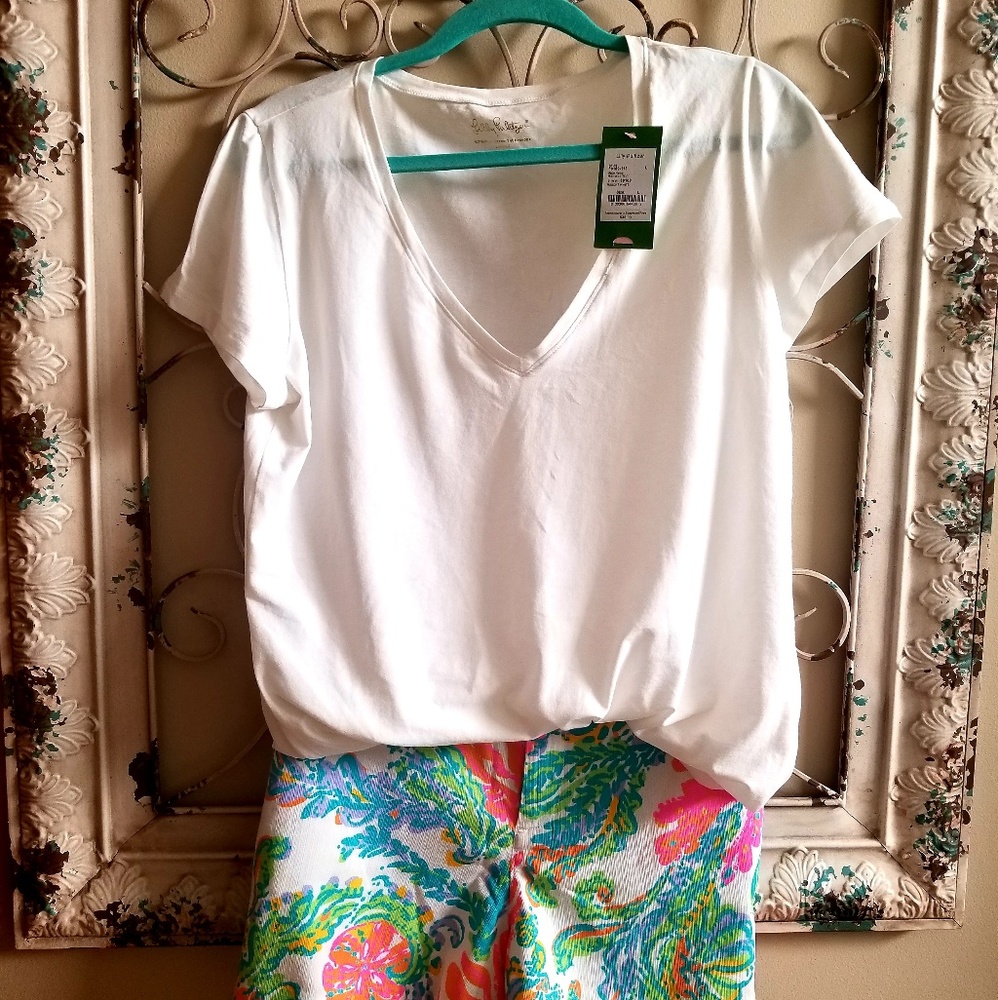 Lilly Pulitzer Shirt Large/Shorts Size 12